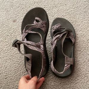 Chacos with toe strap